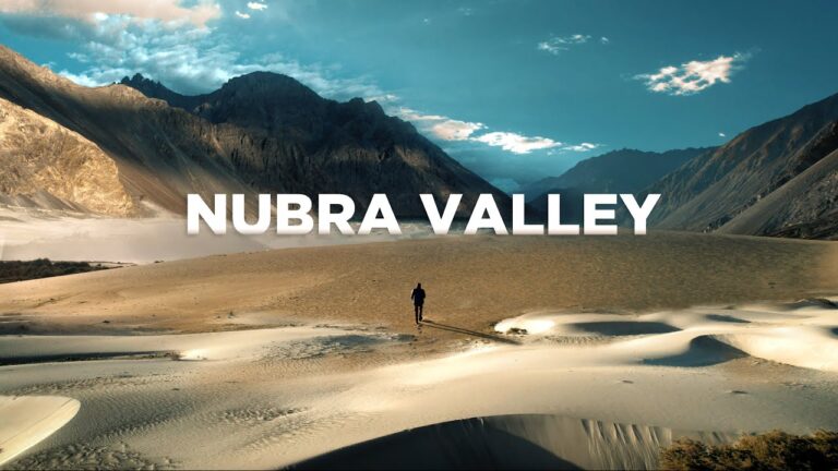 nubra valie image one person standing best for solo trips